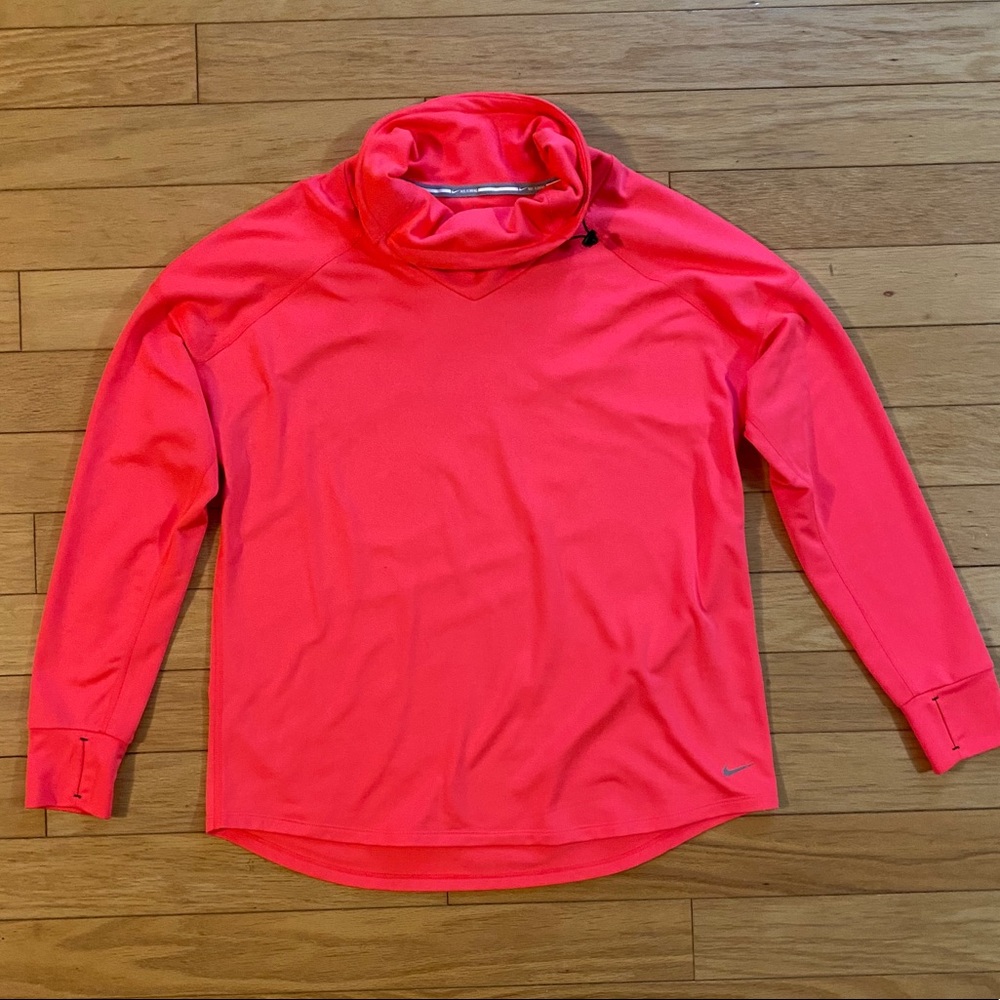 Nike Drifit mock neck running sweater size M